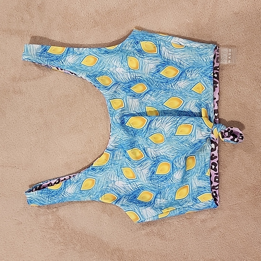 Peacock Seamless Reversible Moana Bikini Top